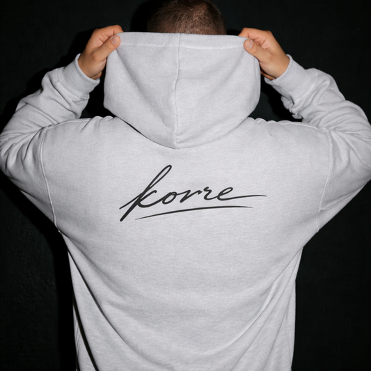 KORRE Zip Hoodie — White