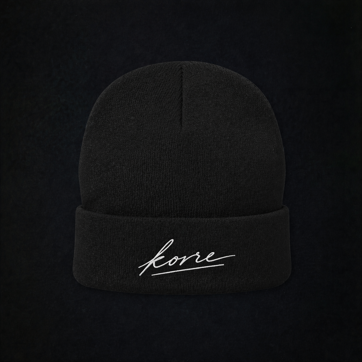 KORRE Signature Beanie - Black