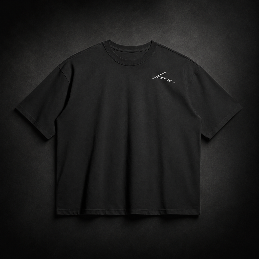 KORRE European Style Tee — Black