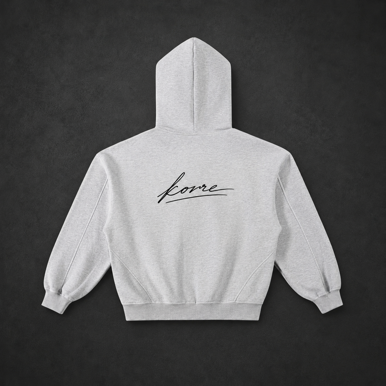 KORRE Zip Hoodie — Grey