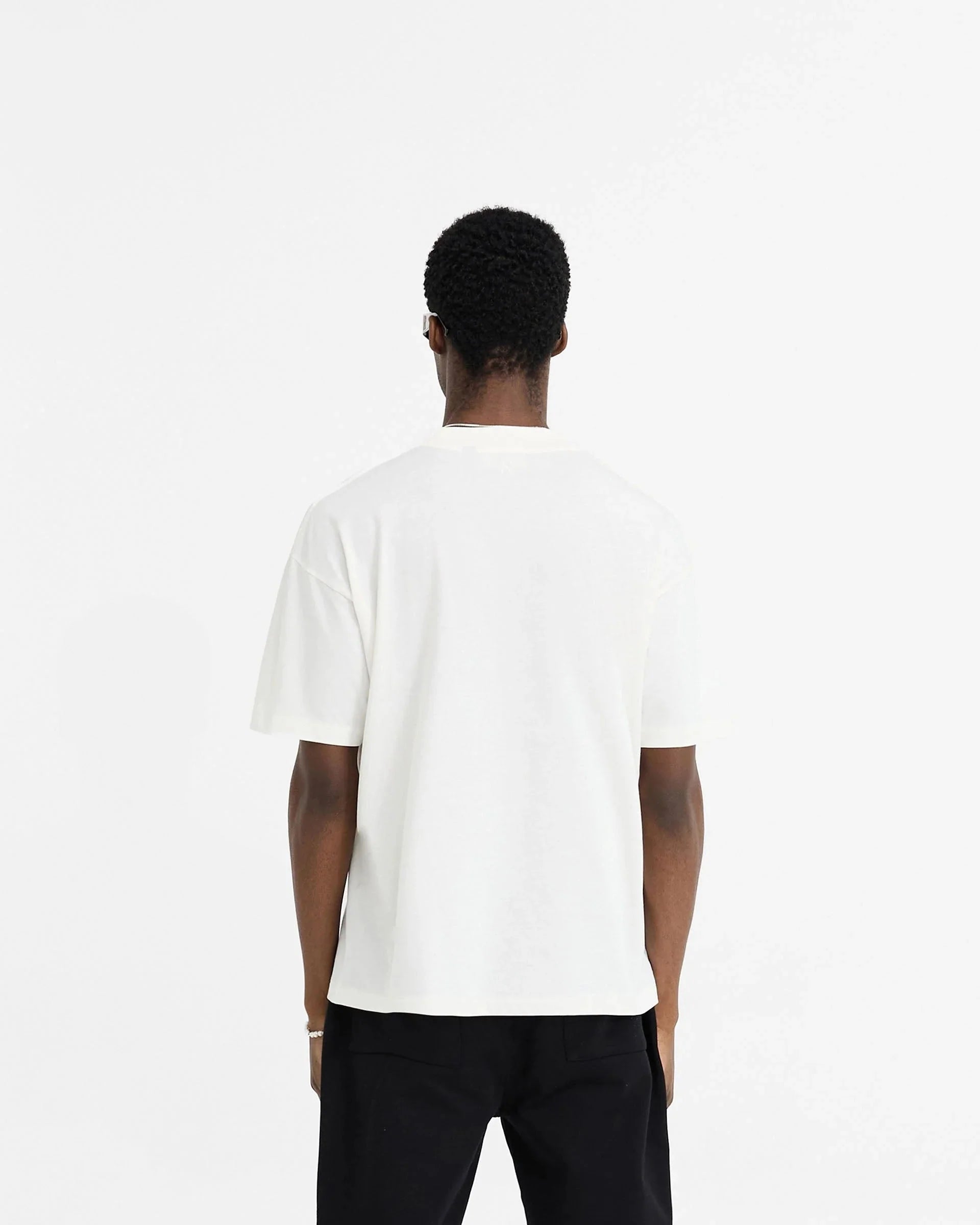 Korre Script Tee White